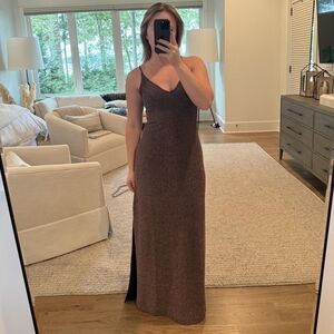 sparkly long dress